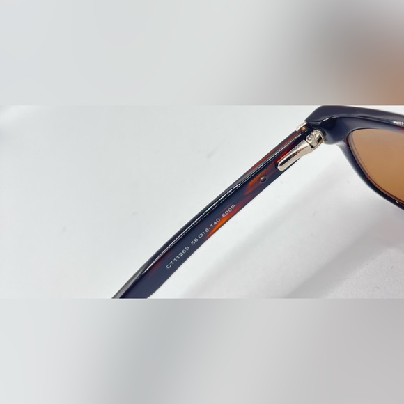 Vintage Per Uomo CT1126S Brown Oval Sunglasses Frames Only - Picture 8 of 8
